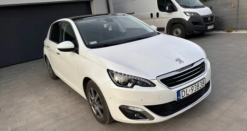 dolnośląskie Peugeot 308 cena 42900 przebieg: 54628, rok produkcji 2014 z Legnica